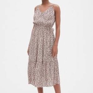 Gap Strappy Boho Dress in Red Floral